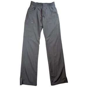 FIGS Technical Collection Gray Scrub Pant Women XXS Elastic Waist Utility Pocket